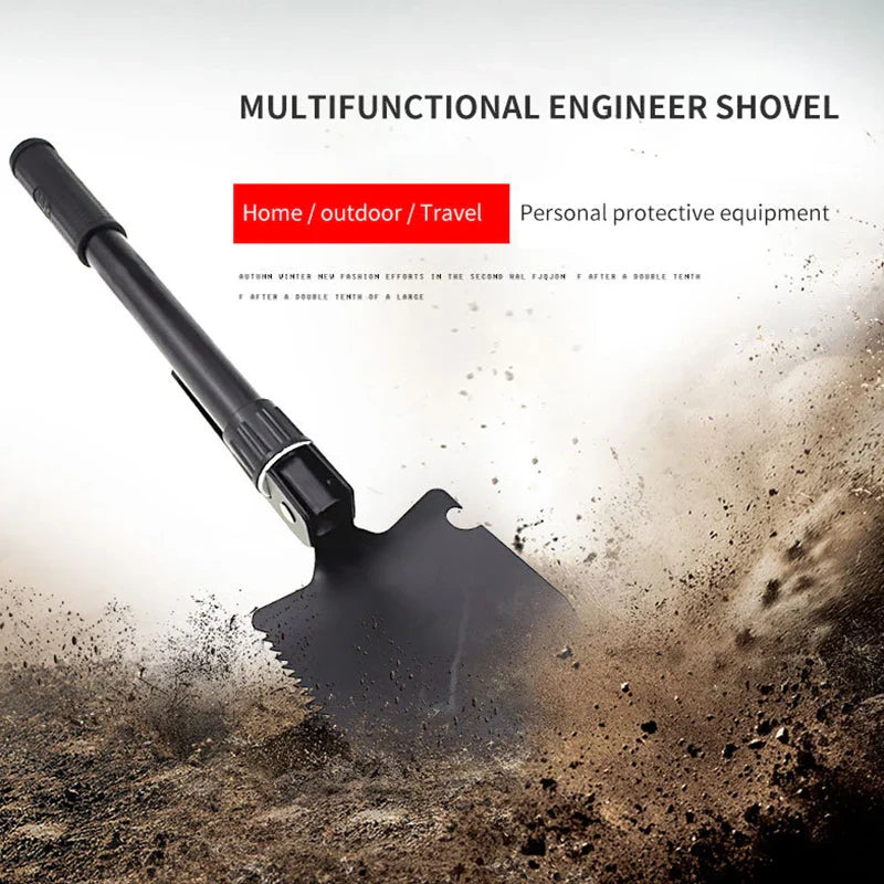 Multifunctional Outdoor Folding Military Shovel