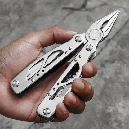 Multi-Functional Stainless Steel Folding Pliers Camping Multitool