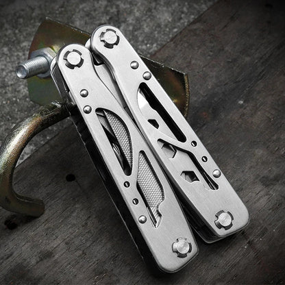 Multi-Functional Stainless Steel Folding Pliers Camping Multitool