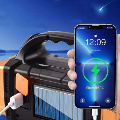 LED Waterproof Solar Torch Light