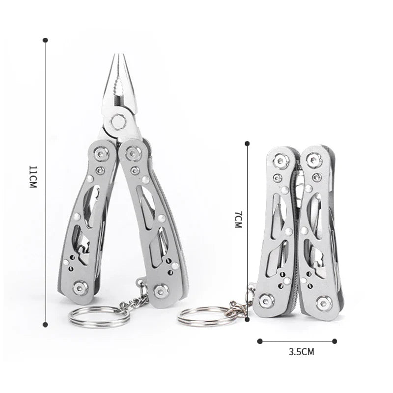 Multi-Functional Stainless Steel Folding Pliers Camping Multitool