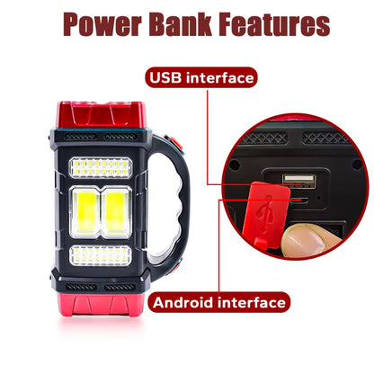 LED Waterproof Solar Torch Light