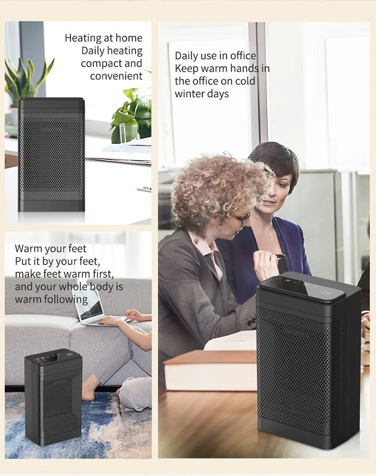 1500W Remote Control Electric Heater