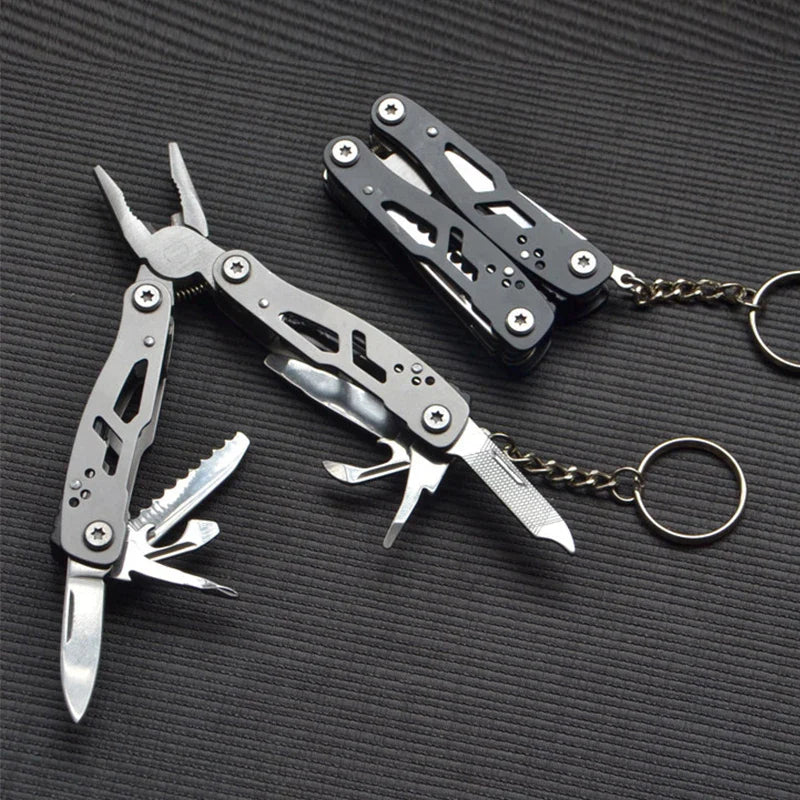 Multi-Functional Stainless Steel Folding Pliers Camping Multitool