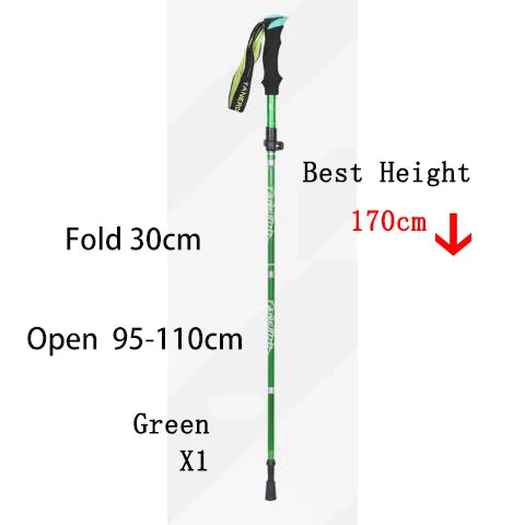 5-Section Outdoor Fold Trekking Pole