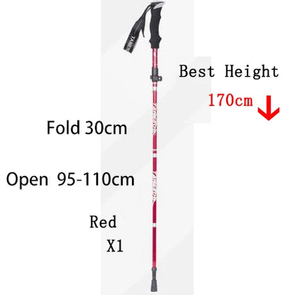 5-Section Outdoor Fold Trekking Pole