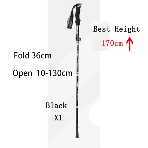 5-Section Outdoor Fold Trekking Pole