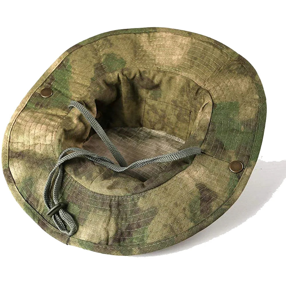 US Army Tactical Camo Bucket Hat for Men