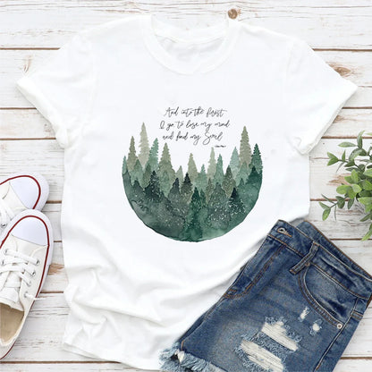 Casual Summer Women's Happy Camper T-Shirt