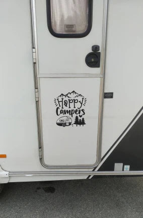 Happy Camping Life Car Sticker