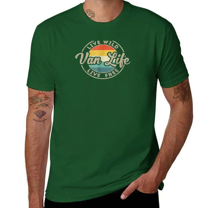 Van Life Nomads Retro Vintage T-Shirt