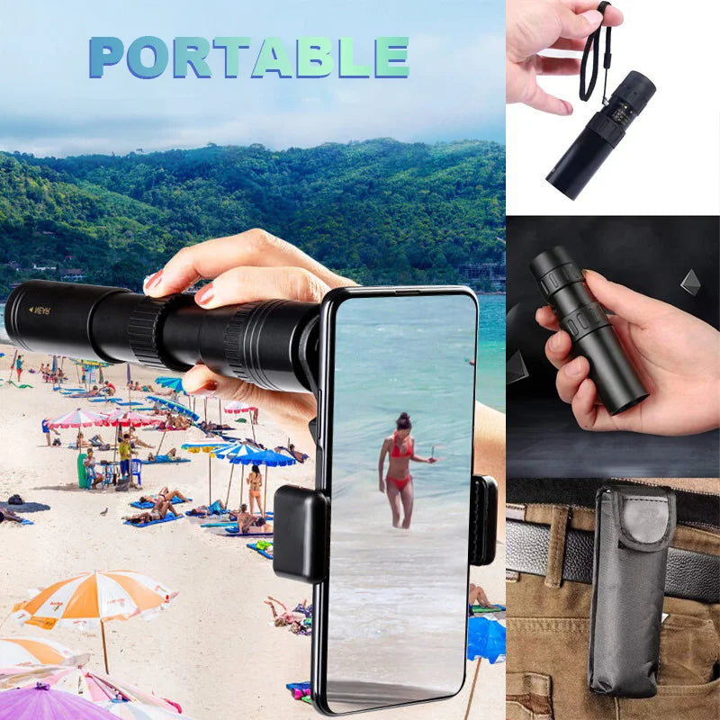 Portable Long Range HD Spyglass Monocular Telescope