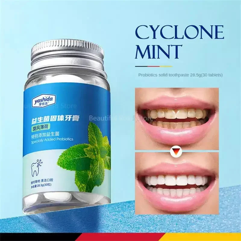 Probiotic Solid Toothpaste Tablet – VANLIFEFORU