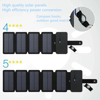 Folding Outdoor Solar Panel Charger