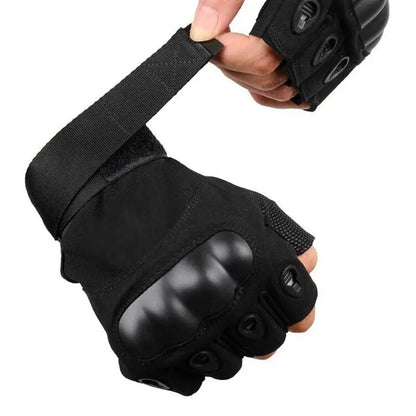 Tactical Fingerless Army Gloves for Outdoor Activities