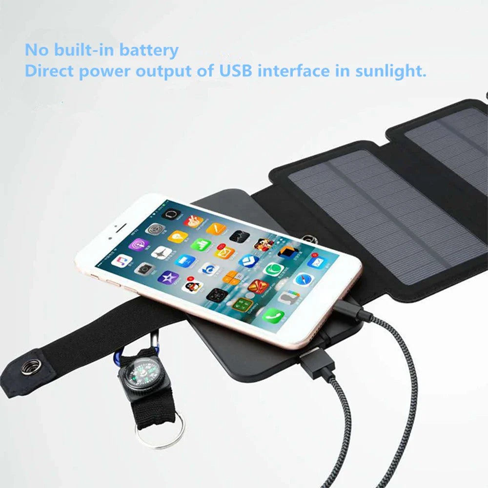 Folding Outdoor Solar Panel Charger